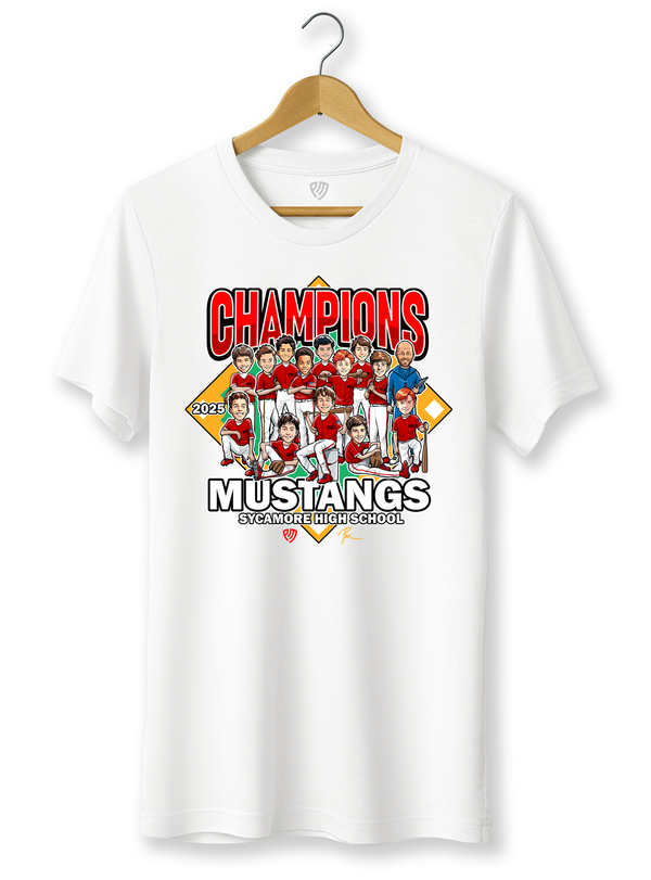 Baseball Cartoon Team T-Shirts