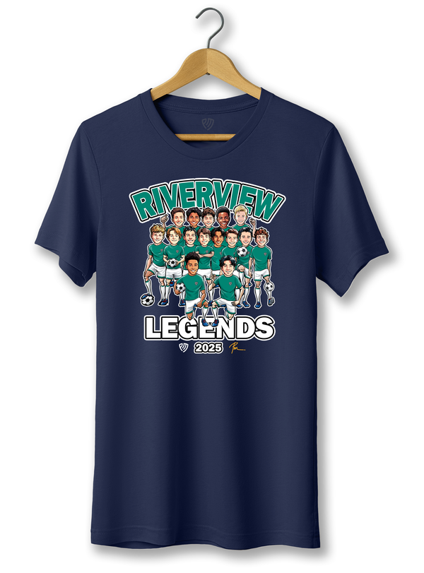 Men's Soccer Cartoon Team T-Shirts