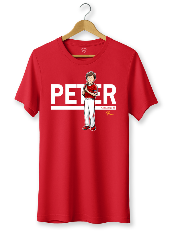 Men's Baseball Fan T-Shirt with Player Name