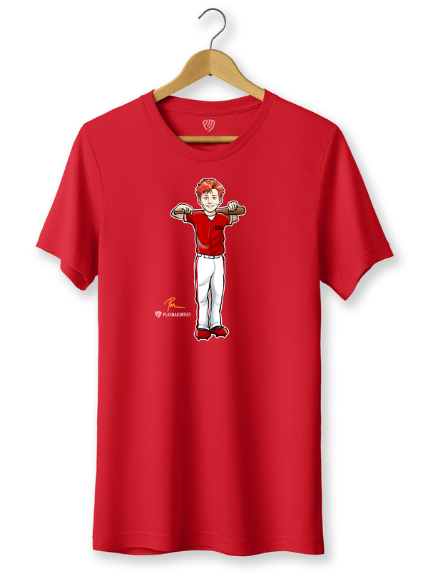 Men's Baseball Fan T-Shirt with Solo Image