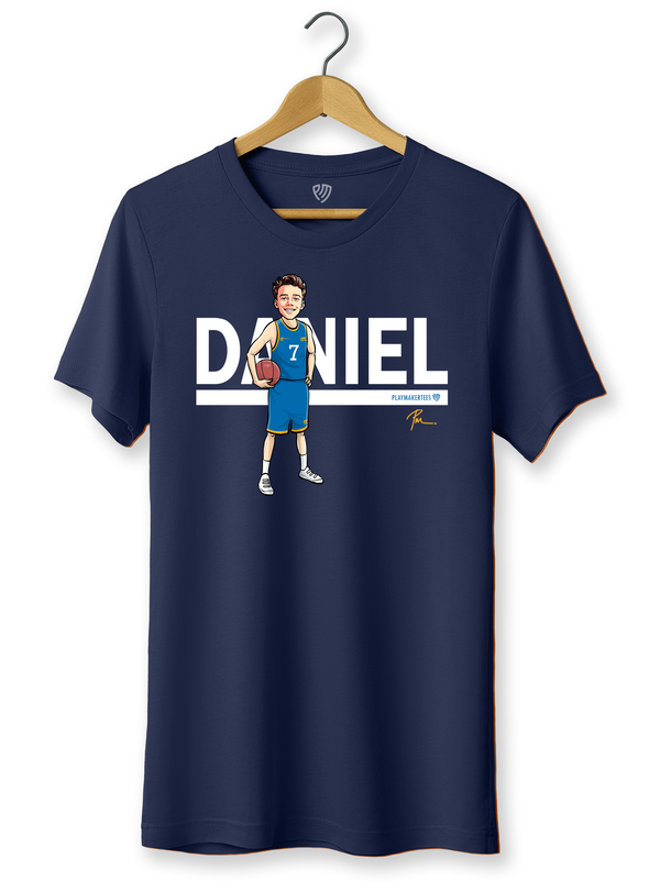 Youth Basketball Fan T-Shirt with Player Name