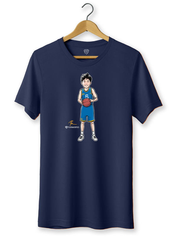 Youth Basketball Fan T-Shirt with Solo Image