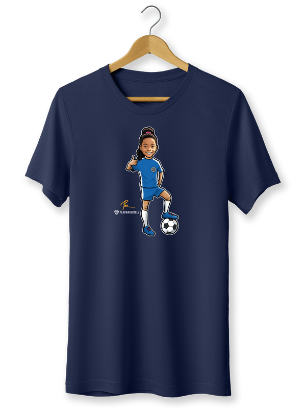 Youth Unisex Soccer Fan T-Shirt with Solo Image